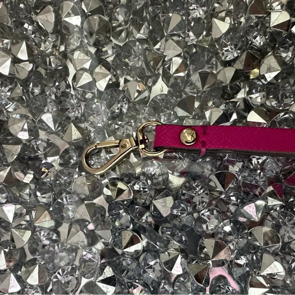 Kate spade ♠️ Pink Wrist Strap replacement wristlet strap pink spade gold clasp
